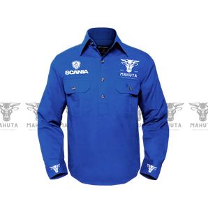 TEAM BLUE - SCANIA 400GSM HEAVY WEIGHT